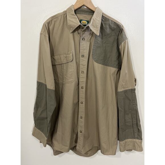 Gorpcore Utility Retro Outdoors Safari Work Button Up Shirt XLT Hunting Dad - Picture 3 of 13
